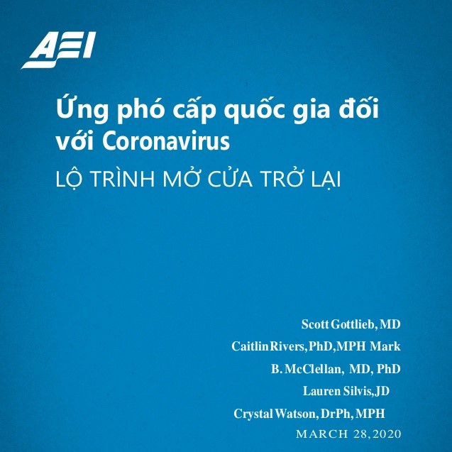 Ứng phó cấp quốc gia đối với Coronavirus – Lộ trình mở cửa trở lại