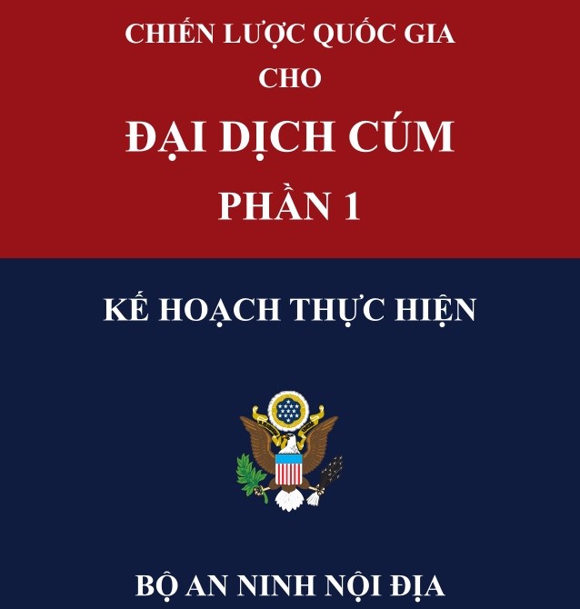 CHIẾN LƯỢC QUỐC GIA CHO ĐẠI DỊCH CÚM – PHẦN 1 Kế hoạch thực hiện – Bộ An Ninh Nội địa