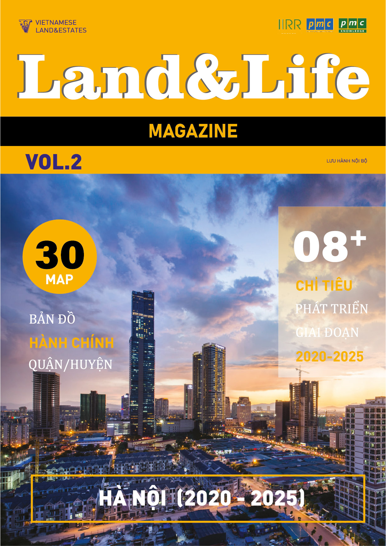 Land & Life Magazine | Vol.2 – Chủ đề: Hà Nội – Bản đồ hành chính quận/huyện & chỉ tiêu KTXH