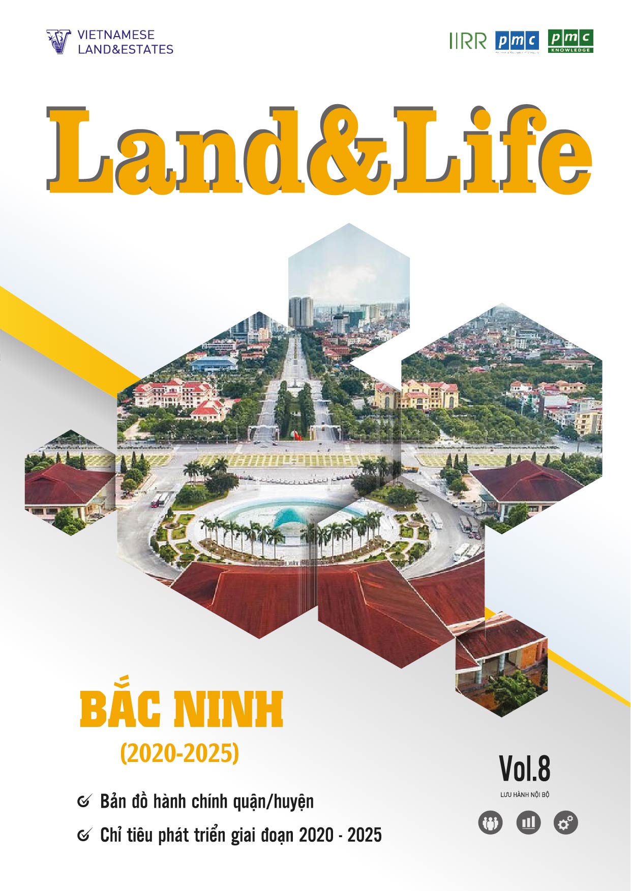 Land & Life Magazine | Vol.8 – Chủ đề: Bắc Ninh – Bản đồ hành chính quận/huyện & chỉ tiêu phát triển