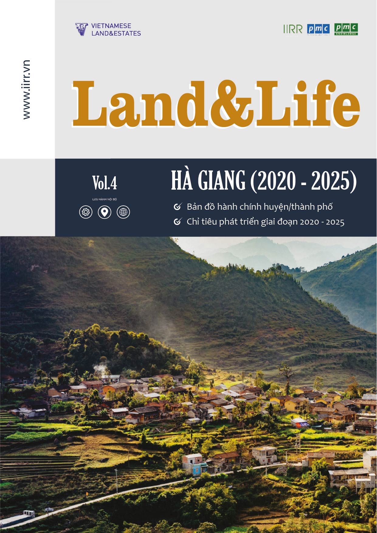 Land & Life Magazine | Vol.11 – Hà Giang – Bản đồ hành chính huyện/TP & chỉ tiêu phát triển