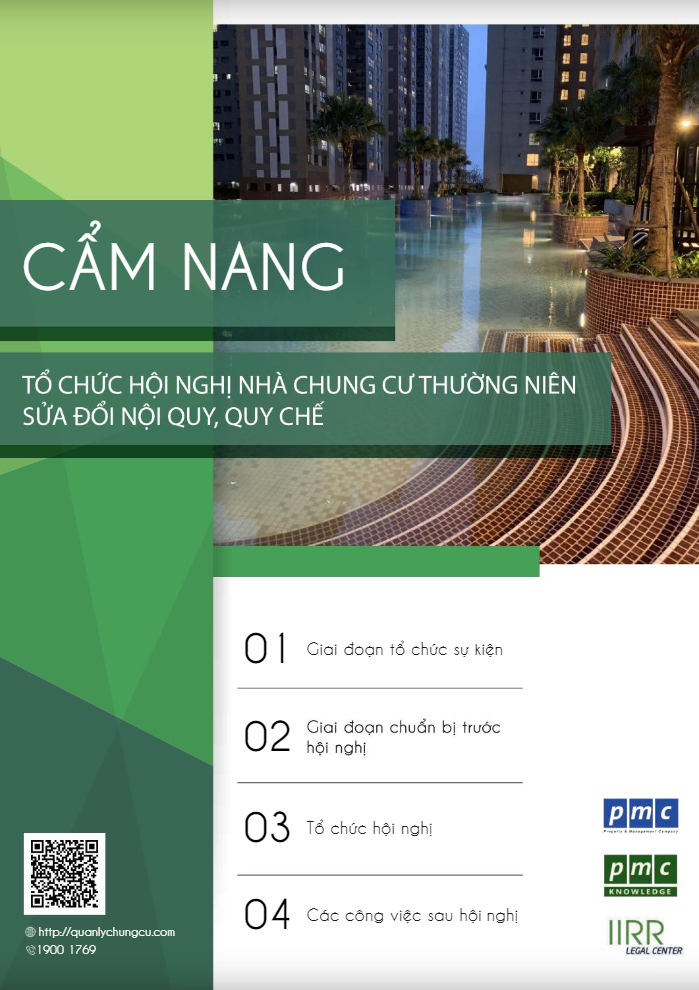 Cẩm nang hướng dẫn Tổ chức Hội nghị nhà chung cư thường niên – Sửa đổi Nội quy, quy chế