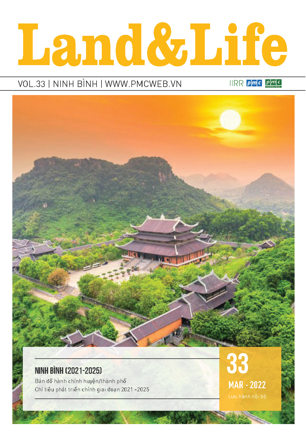 Land & Life Magazine | Vol.33 – Ninh Bình – Bản đồ hành chính cấp huyện & chỉ tiêu phát triển KT-XH