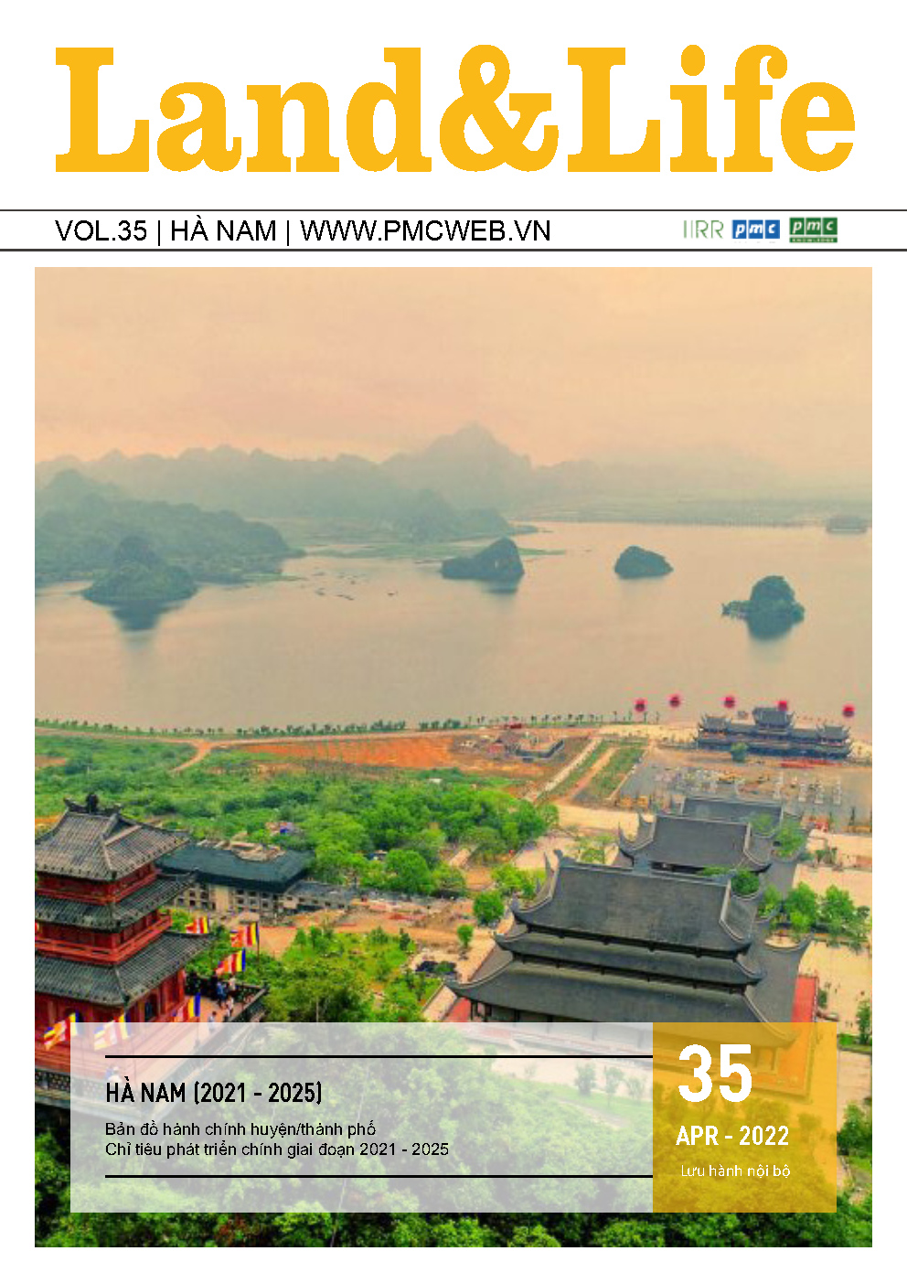 Land & Life Magazine | Vol.35 – Hà Nam – Bản đồ hành chính cấp huyện & chỉ tiêu phát triển KT-XH