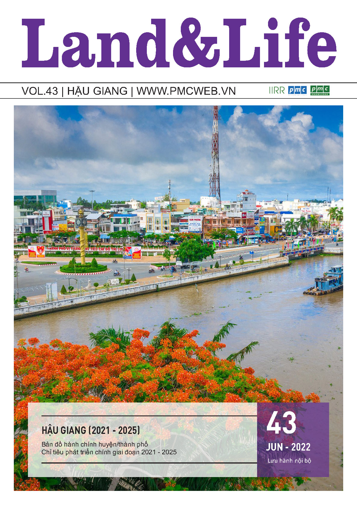 Land & Life Magazine | Vol.43 – Hậu Giang – Bản đồ hành chính cấp huyện & chỉ tiêu phát triển KT-XH