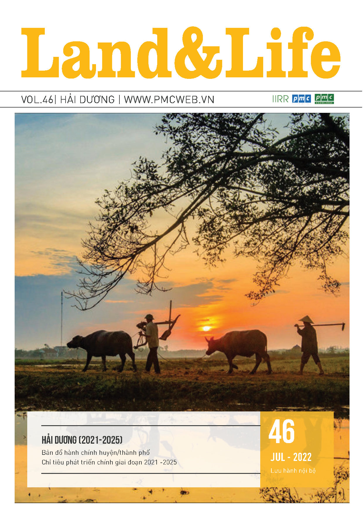 Land & Life Magazine | Vol.46 – Hải Dương – Bản đồ hành chính cấp huyện & chỉ tiêu phát triển KT-XH