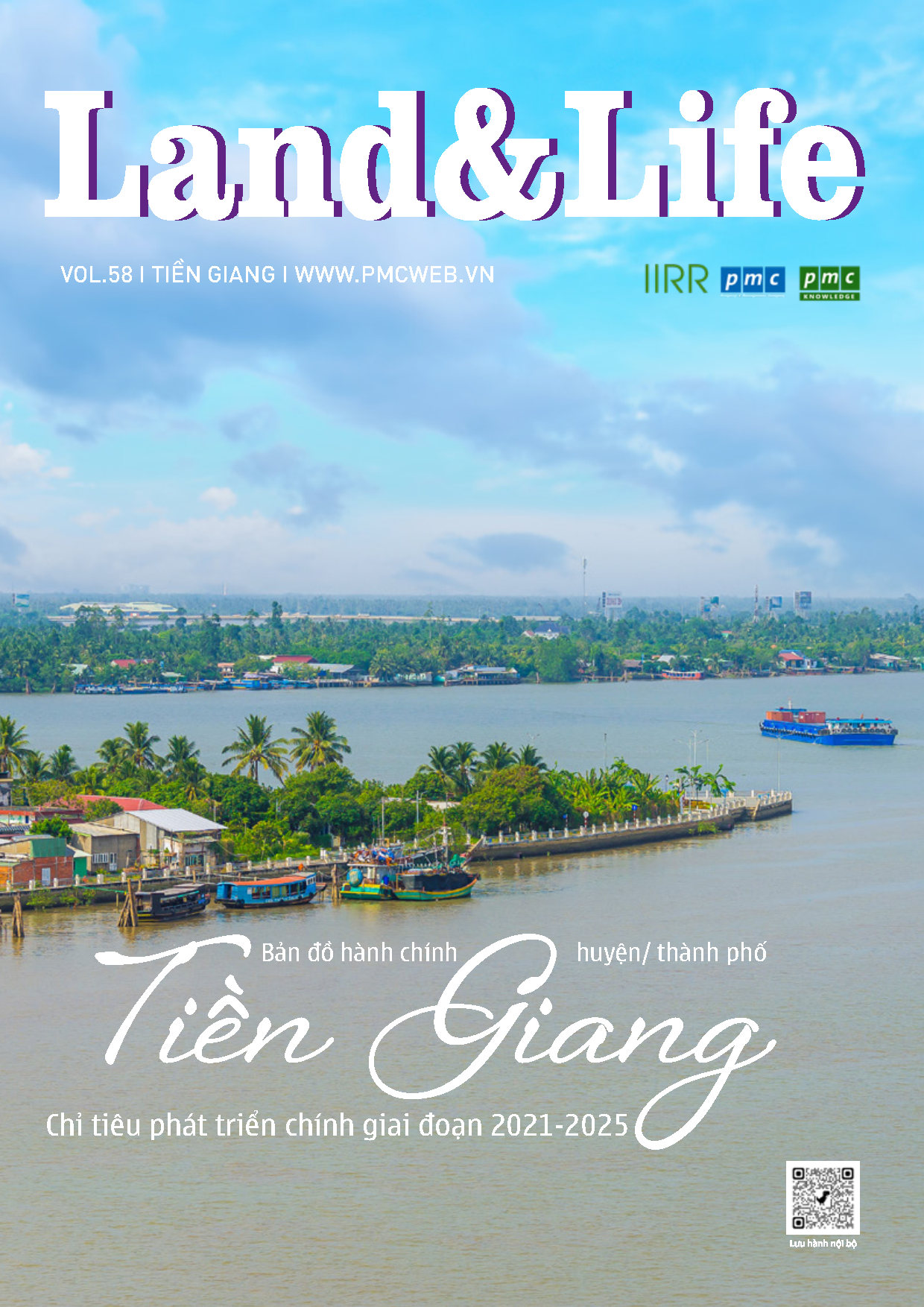 Land & Life Magazine | Vol.58 – Tiền Giang – Bản đồ hành chính cấp huyện & Chỉ tiêu phát triển KT-XH