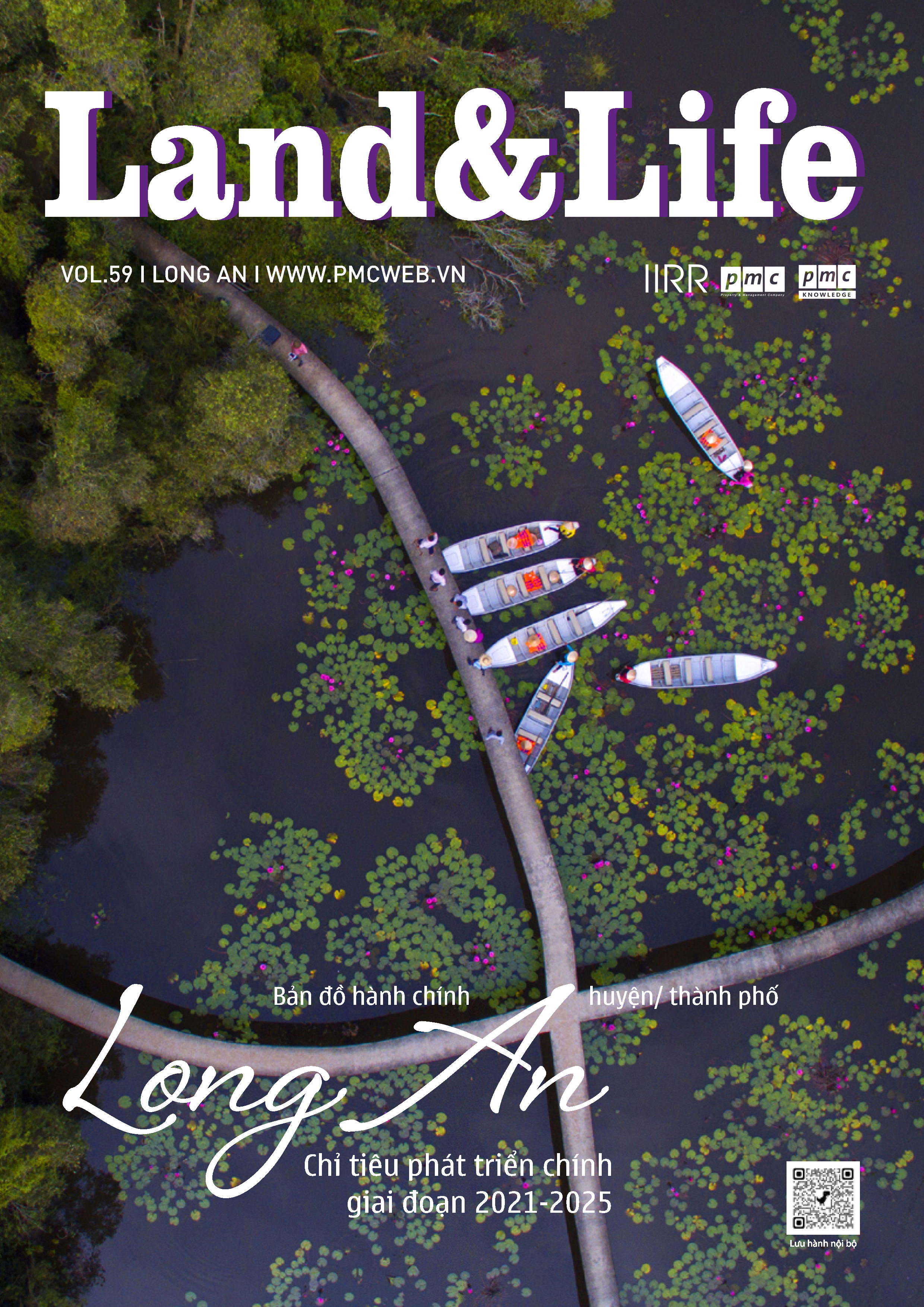 Land & Life Magazine | Vol.59 – Long An – Bản đồ hành chính cấp huyện & chỉ tiêu phát triển KT-XH