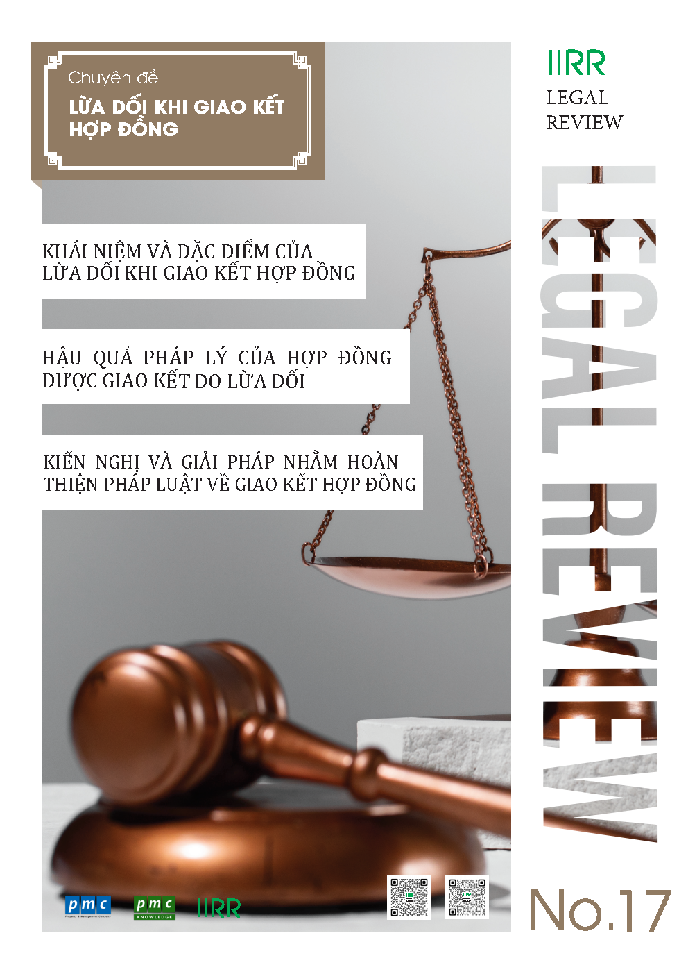 Tạp chí pháp luật IIRR | IIRR Legal Review | No.17 – Lừa dối khi giao kết hợp đồng